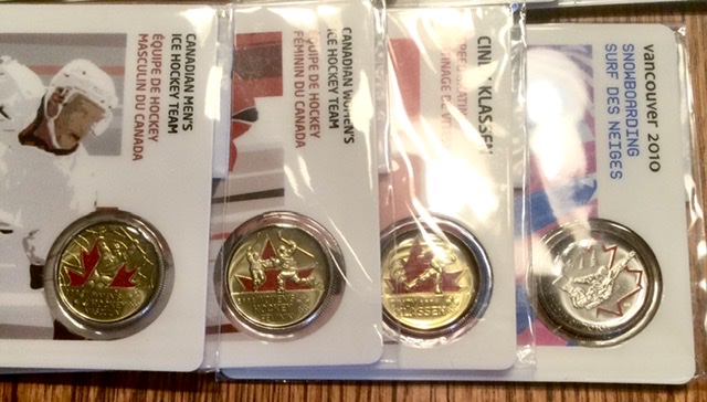 Petro-Canada-Coloured-Olympic-25-Cent-Set